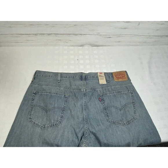 NEW! Levi's Levis 569 Mens Loose Straight Fit Light Blue Jeans Size 40 X 34 NWT - Picture 6 of 13